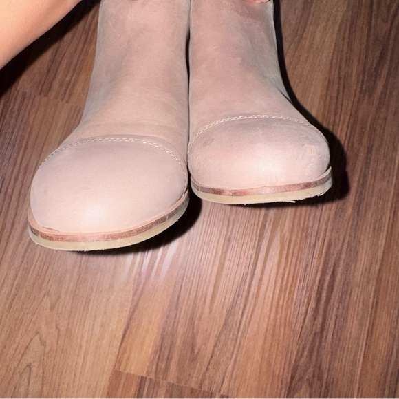 TOMS Reese bootie suede tan size 9W - Picture 7 of 8